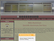 Tablet Screenshot of mikoaluminiumcikarang.com